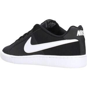Nike Women's Court Borough Low Basketball Shoes (Size 10.5) Black/White, Swoosh